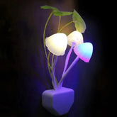 Novelty Mushroom Fungus Night Light EU & US Plug Light Sensor