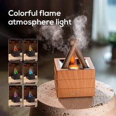 Flame Aroma Diffuser Bonfire Air Humidifier