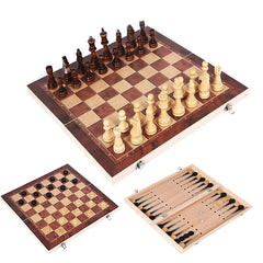 3 In 1 Board Party Table Games Dice Chess Backgammon
