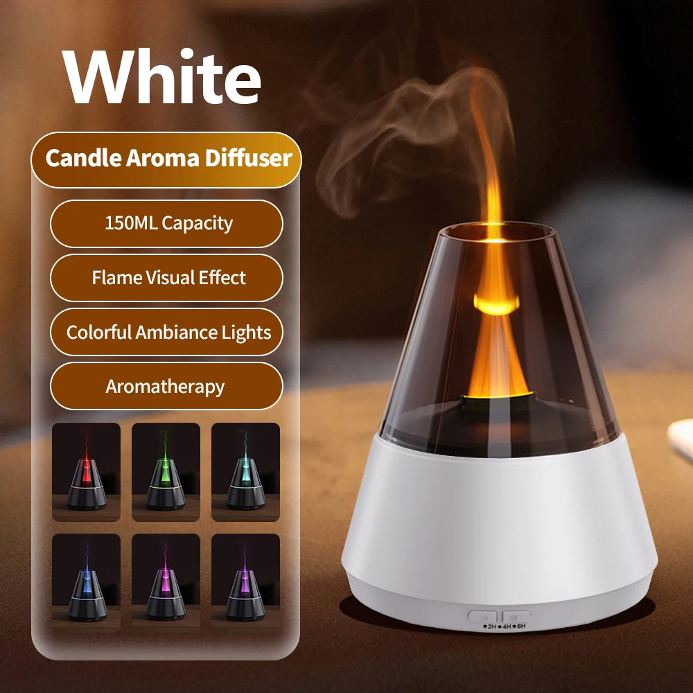 Flame Aroma Diffuser Bonfire Air Humidifier