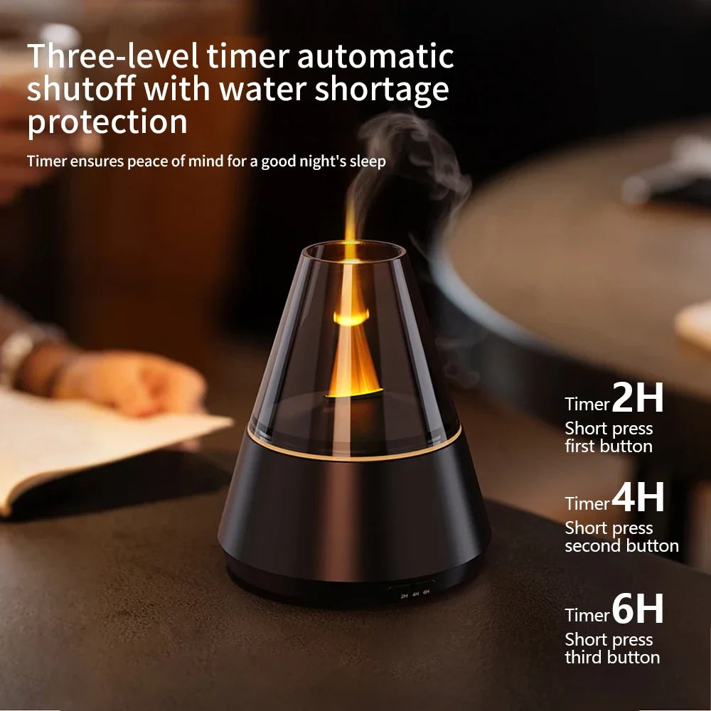 Flame Aroma Diffuser Bonfire Air Humidifier