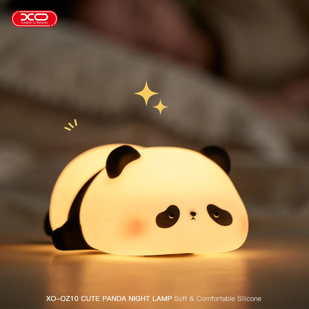 LED Night Lights Mini Panda Night Light Rechargeable Lamp